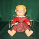 Vintage 1960s 10" Campbell Soup Doll Scottish Kilt Dress  No. 186