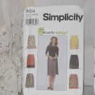 Simplicity Sewing Pattern 8664 size U 16,18,20 Misses' Skirt 6 Made Easy No. 187 Simplicity Sewing Pattern 8664 size U 16,18,20 Misses' Skirt 6 Made Easy No. 187