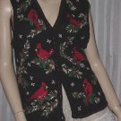 Christmas sweater Vest Cardinals Ladies Medium No. 135 Christmas sweater Vest Cardinals Ladies Medium No. 135