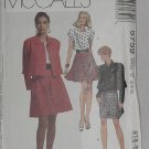 5759 McCalls Misses' Unlined Jacket Top Skirts sewing Pattern Size Uncut No. 192 5759 McCalls Misses' Unlined Jacket Top Skirts sewing Pattern Size Uncut No. 192