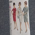 Vintage pattern 6094 Simplicity woman One piece Two Piece Dress Half Size Size 22 Bust 44 No. 193 Vintage pattern 6094 Simplicity woman One piece Two Piece Dress Half Size Size 22 Bust 44 No. 193