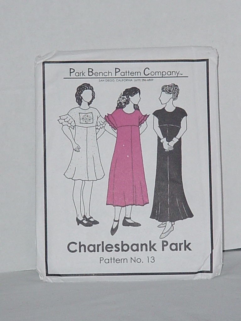 Park Bench Pattern Co Pattern 13 Dress All Sizes No. 201