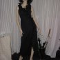 Sizzling Form Fitting Vintage Formal dress 1970s Maxi Dinner Party Ruffled No. 208