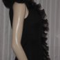 Sizzling Form Fitting Vintage Formal dress 1970s Maxi Dinner Party Ruffled No. 208