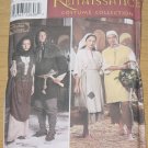 8587 Simplicity Renaissance Costume Theater Halloween Re-enactment  Size A XS, X, M, L, XL Uncut