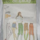 Simplicity 9615 Pants Designed for knit fabrics only Large Waist 29-31 Hip 40-42 No. 216 Simplicity 9615 Pants Designed for knit fabrics only Large Waist 29-31 Hip 40-42 No. 216