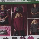 Simplicity 2735 Cape Capelet Tunic Bags Size H5 6, 8, 10, 12, 14  No. 225