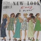New Look Easy 2 hour Summer Dress 6754 Size A 8-18 No. 225 New Look Easy 2 hour Summer Dress 6754 Size A 8-18 No. 225