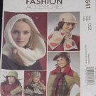 McCalls 5541 Fashion Accessories One Size Hats Scarves Mittens  No. 225