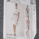 McCalls 8154 One and Two Piece Dress fitted size F 16, 18, 20  No. 167