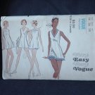 8257 Very Easy Very Vogue Tennis Dress Shorts Vintage Vogue 8257 Size 14 Bust 36  No. 226