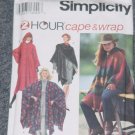 Simplicity 9223 2 hour cape and Wrap Size A One Size No. 226