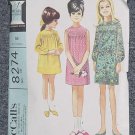 8274 McCall's Vintage Sewing Pattern Girls Dress Two Versions Smocking Size 12 Uncut  No. 250