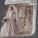 6855 McCall's Wedding Formal Dress Uncut Size F 16, 18, 20,  No. 185