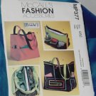 MP377 McCalls Fashion Accessories Totes Bags Sewing with Nancy OSZ Uncut No. 250 MP377 McCalls Fashion Accessories Totes Bags Sewing with Nancy OSZ Uncut No. 250
