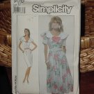 Simplicity 9012  Misses' Dress Portrait collar slim skirt flared Skirt Size 12  Dec   3