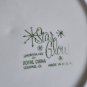 MCM STAR GLOW Atomic Starburst Royal China 10â Dinner Plate 3 plates