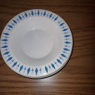 Vintage Nest Stone Blue Atomic Stars Diamond Carousel Lot of 2 Bowls Approx 6" Vintage Nest Stone Blue Atomic Stars Diamond Carousel Lot of 2 Bowls Approx 6"