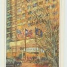 Ritz-Carlton Hotel  Atlanta Georgia GA KAMIL KUBIK Painting Signed Postcard