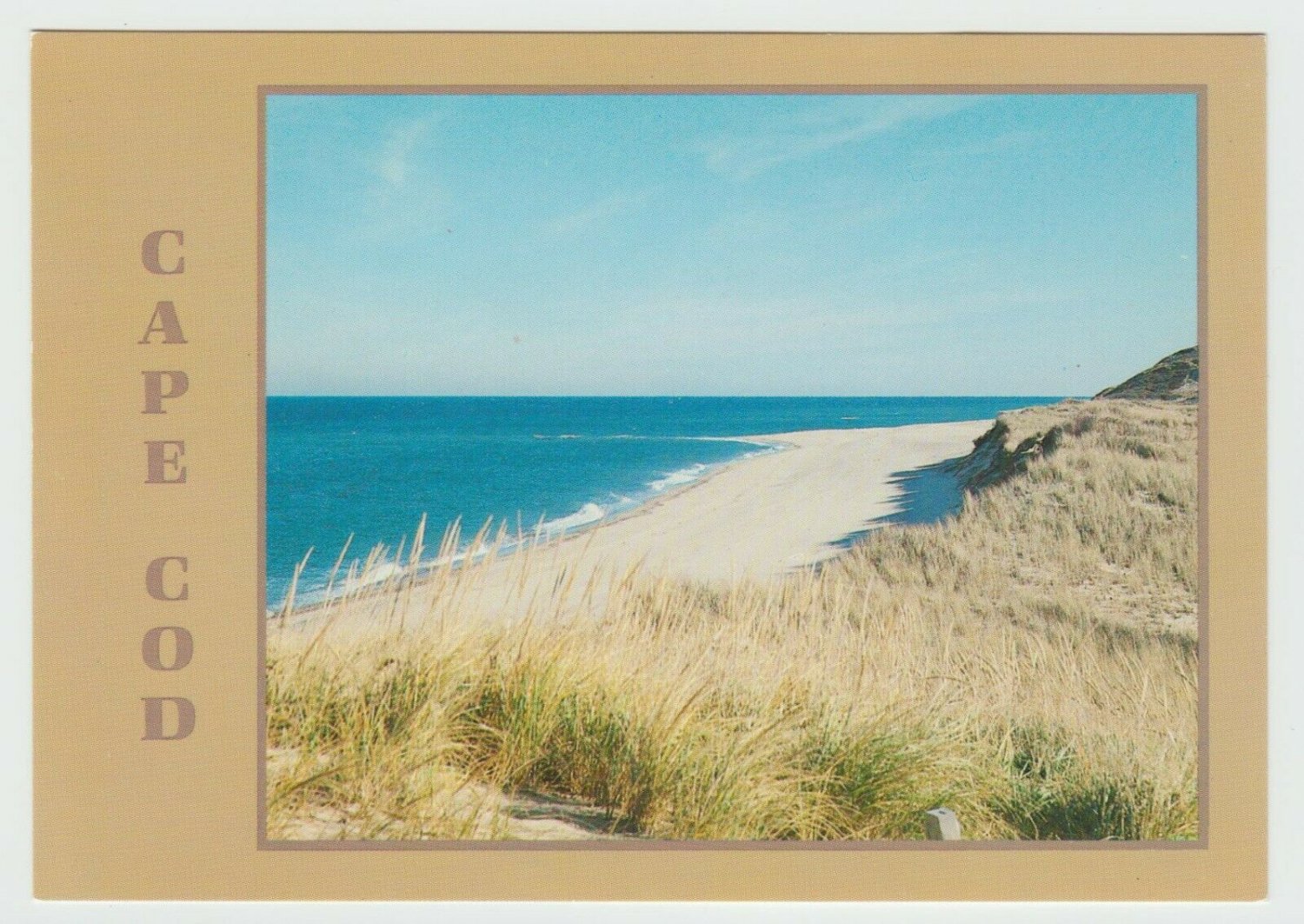 Meadow Beach Cape Cod MA Massachusetts USA Chrome Postcard