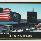 USS NAUTILUS 571 Nuclear Submarine Memorial Groton CT Thames River Connecticut