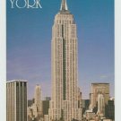 Empire State Building New York NYC Manhattan USA Chrome Postcard