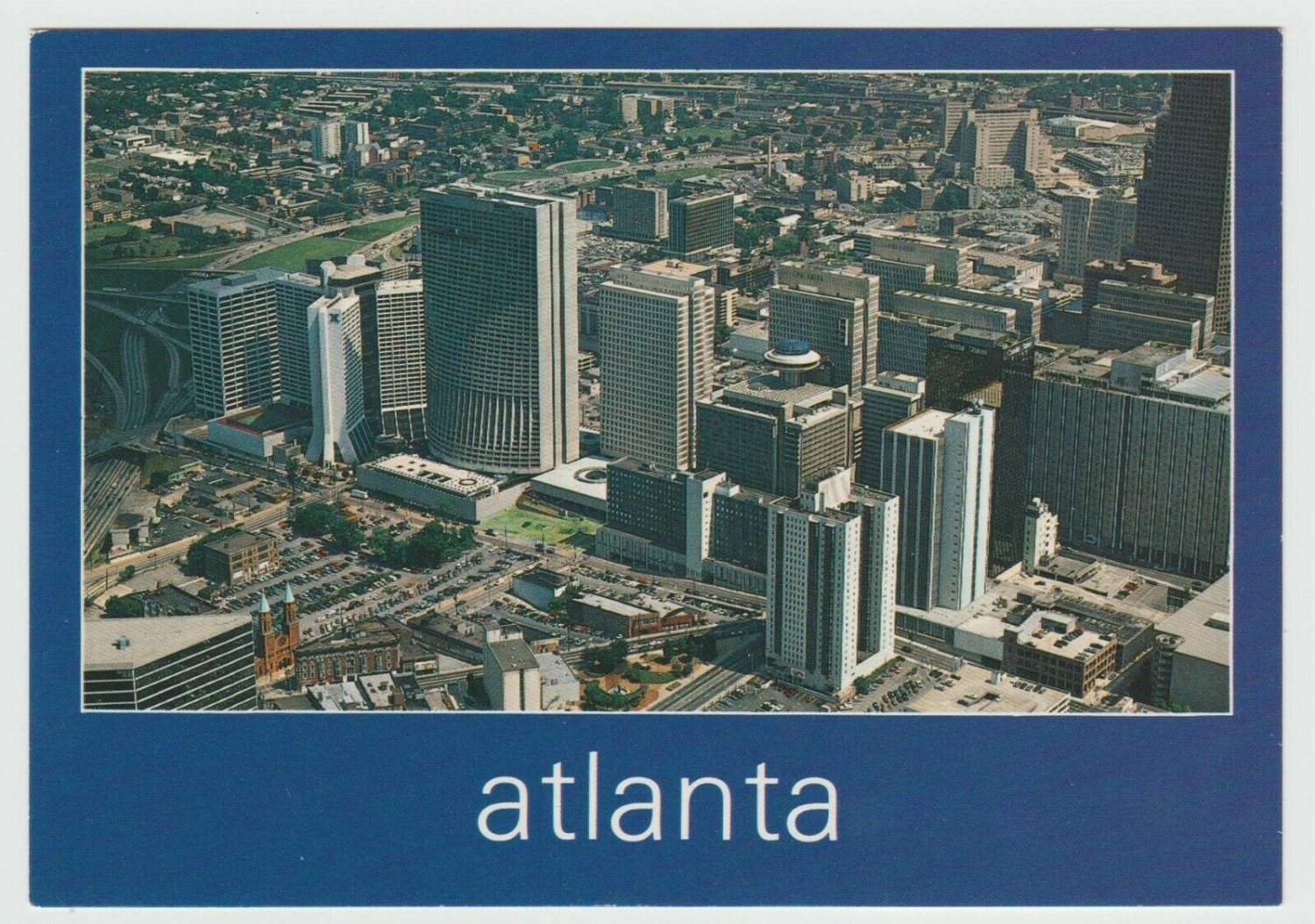 Atlanta GA Georgia USA View Chrome Postcard