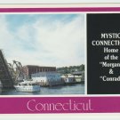 Hartford Mystic CT Connecticut USA Chrome Postcard