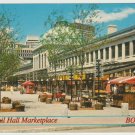 Boston Faneuil Hall Marketplace MA Massachusetts USA Chrome Postcard