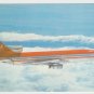 LTU Lockheed L-1011-1 Airplane TriStar Airline Aviation Postcard