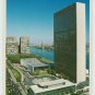 The United Nations Building NY New York City NYC Manhattan USA Chrome Postcard