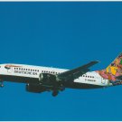 Boeing 737-300 Airplane Deutsche Ba Airline Aviation Postcard