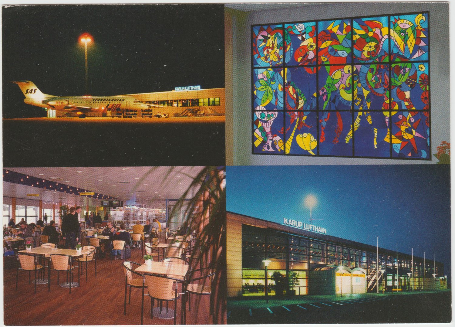 Karup Airport Denmark Postcard