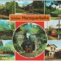 Harzquerbahn Harz Railway Stations with trains Multiview Ansichtskarte Postcard