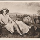 RPPC Goethe in der Campagna Johann Heinrich Wilhelm Tischbein Postcard