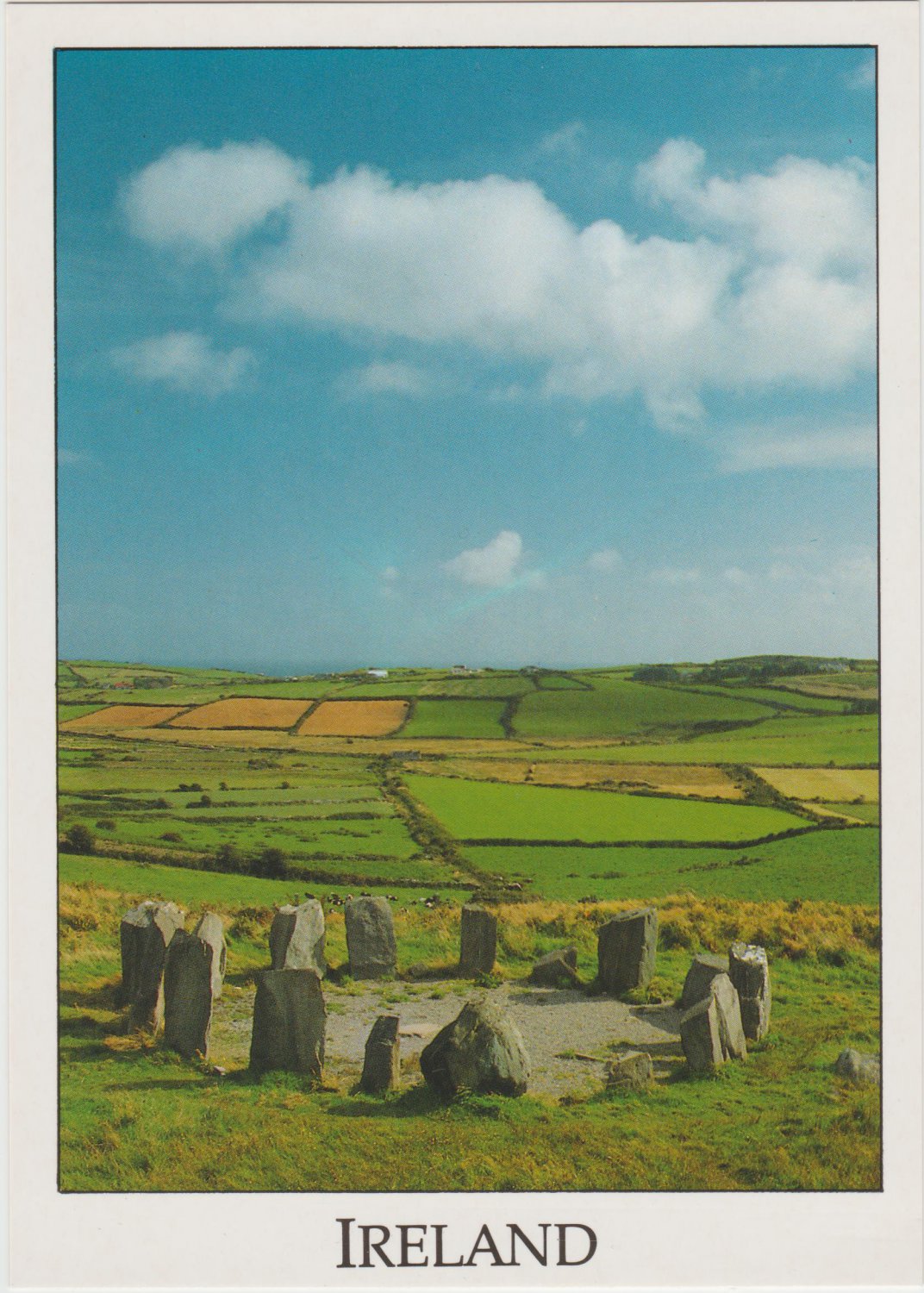 Drombeg Stone Circle Cork Ireland Postcard