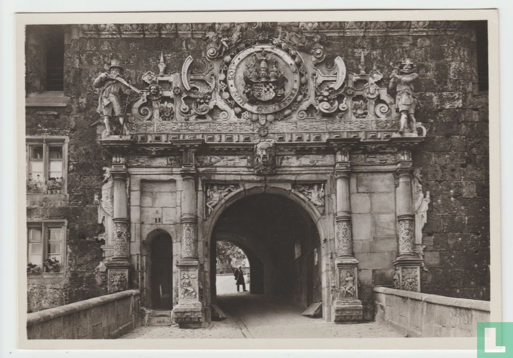 T&Atilde;&frac14;bingen Schloss Baden-W&Atilde;&frac14;rttemberg Ansichtskarten Castle Postcard