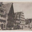 Dinkelsbühl Rothenburger Strasse mit Ratstrinkstube Deutschem Haus und Schranne Postcard