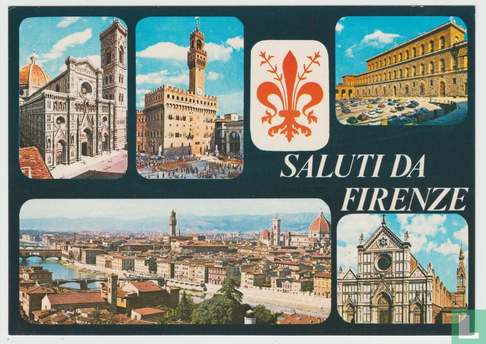 Firenze Florence Toscana Italy Multiview Postcard