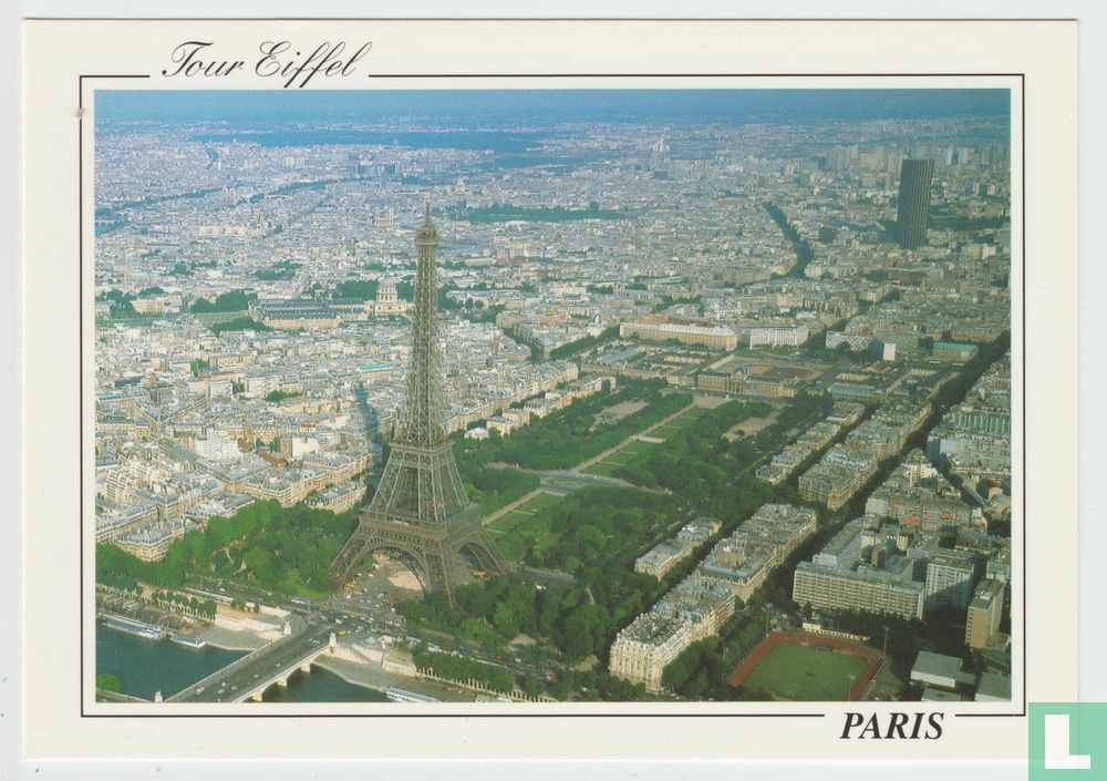 Paris La Tour Eiffel et le Champ-de-Mars Cartes Postales Eiffel Tower France Postcard