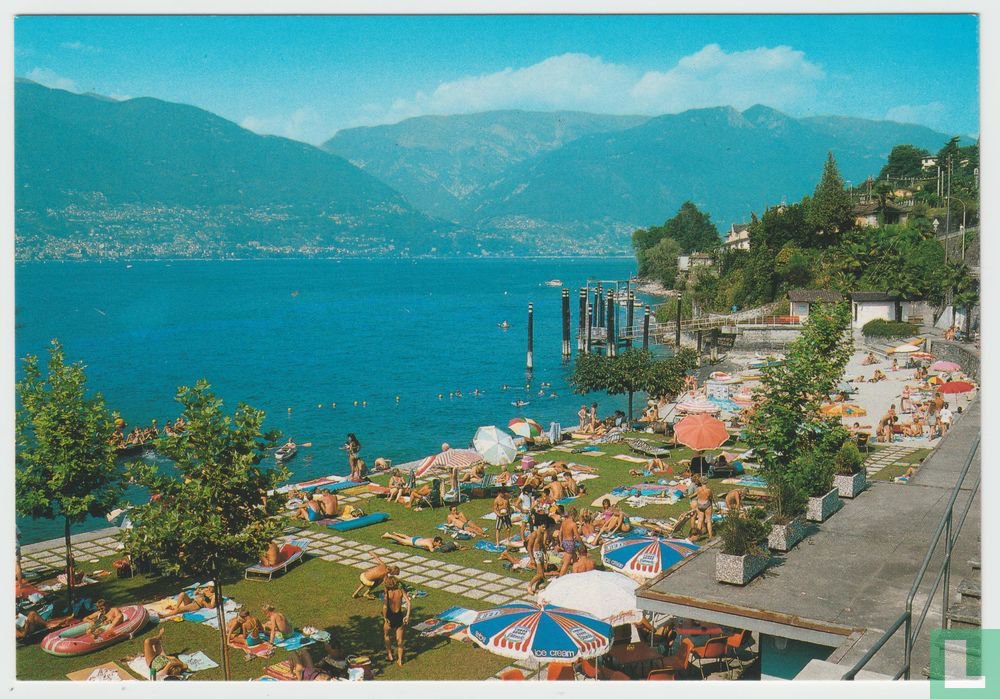 Chiosco Daniele Pampuri San Nazzaro Lago Maggiore Italia Cartoline Lake Italy Postcard