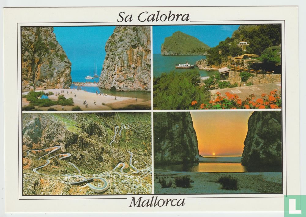 Palma Mallorca Sa Calobra Islas Baleares Espa&Atilde;&plusmn;a Majorca Balearic Islands Spain Postcard