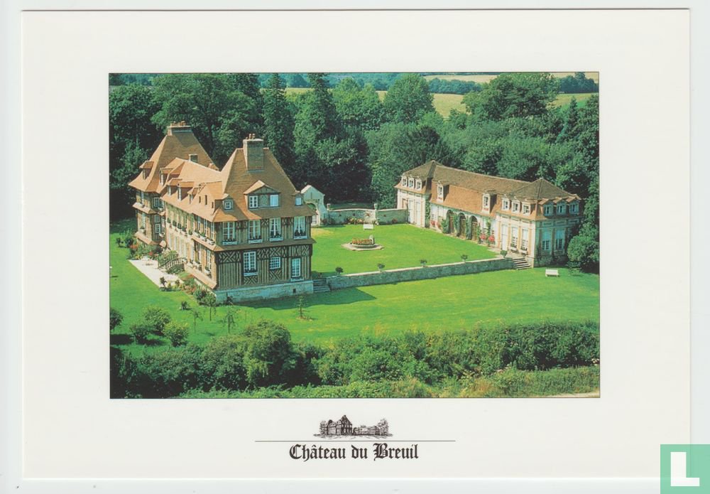 Ch&Atilde;&cent;teau du Breuil Le Breuil-en-Auge Calvados France Postcard