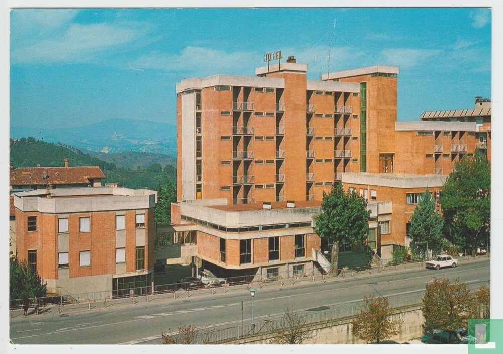 Urbino Hotel Piero della Francesca Marche Italia Cartoline Italy Postcard