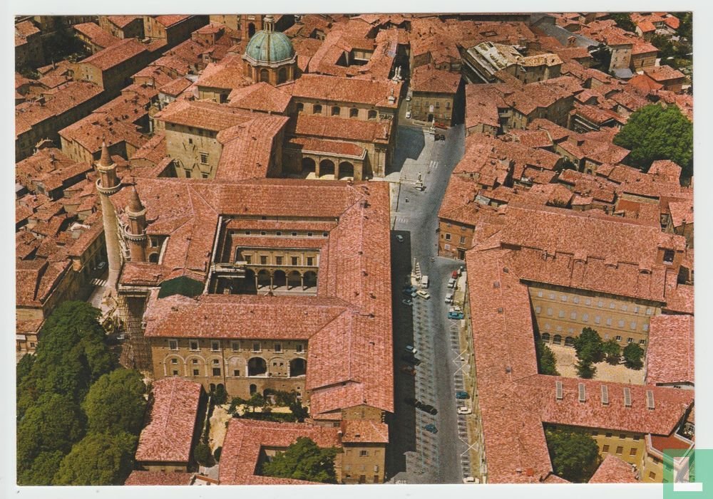 Urbino Palazzo Ducale Cattedrale Marche Italia Cartoline Ducal Palace Cathedral Italy Postcard