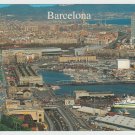 Barcelona Vista General del Puerto Cataluña España Port Barcelona Catalonia Spain Postcard