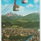 Innsbruck mit Nordkettenbahn Seilbahn Tirol Österreich Cableways Tyrol Austria Postcard