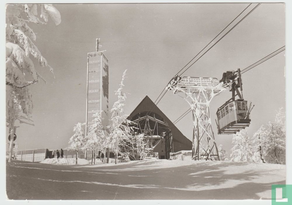 Kurort Oberwiesenthal Erzgeb Seilbahn Ansichtskarten Cable Car Cableways Postcard