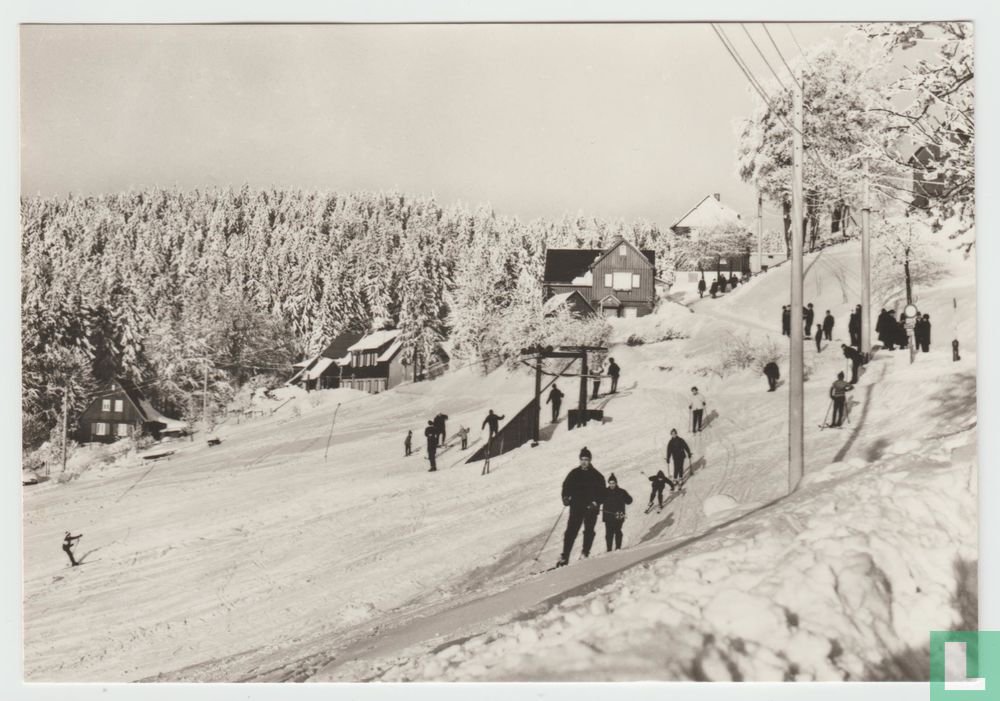 Klingenthal Klingenthal Lift Seilbahn Sachsen Ansichtskarten Cable Car Cableways Saxony Postcard