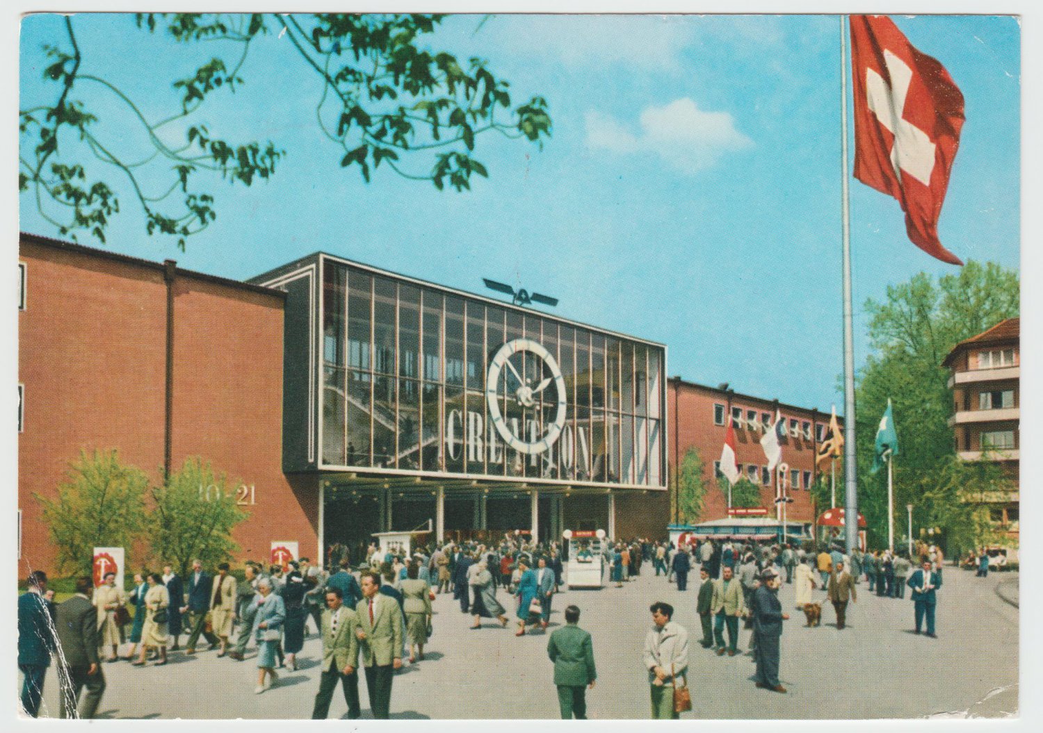 Schweizer Mustermesse Basel 1958 Postcard